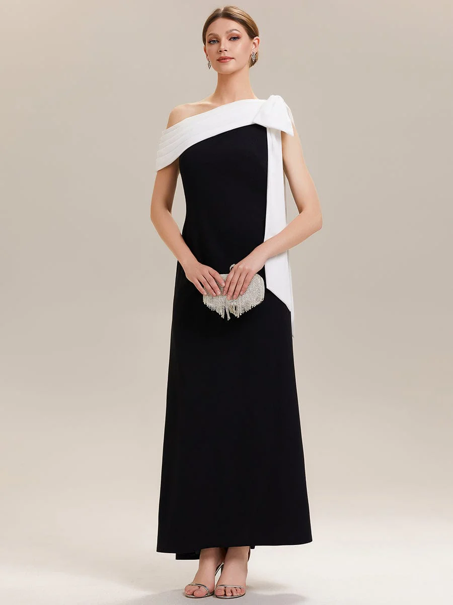 ever NOIR|Bow Knit Sleeveless Dress - Image 22