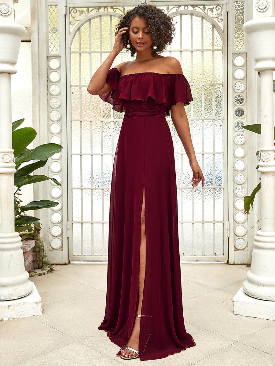Burgundy Bridesmaid Dresses - Image 11