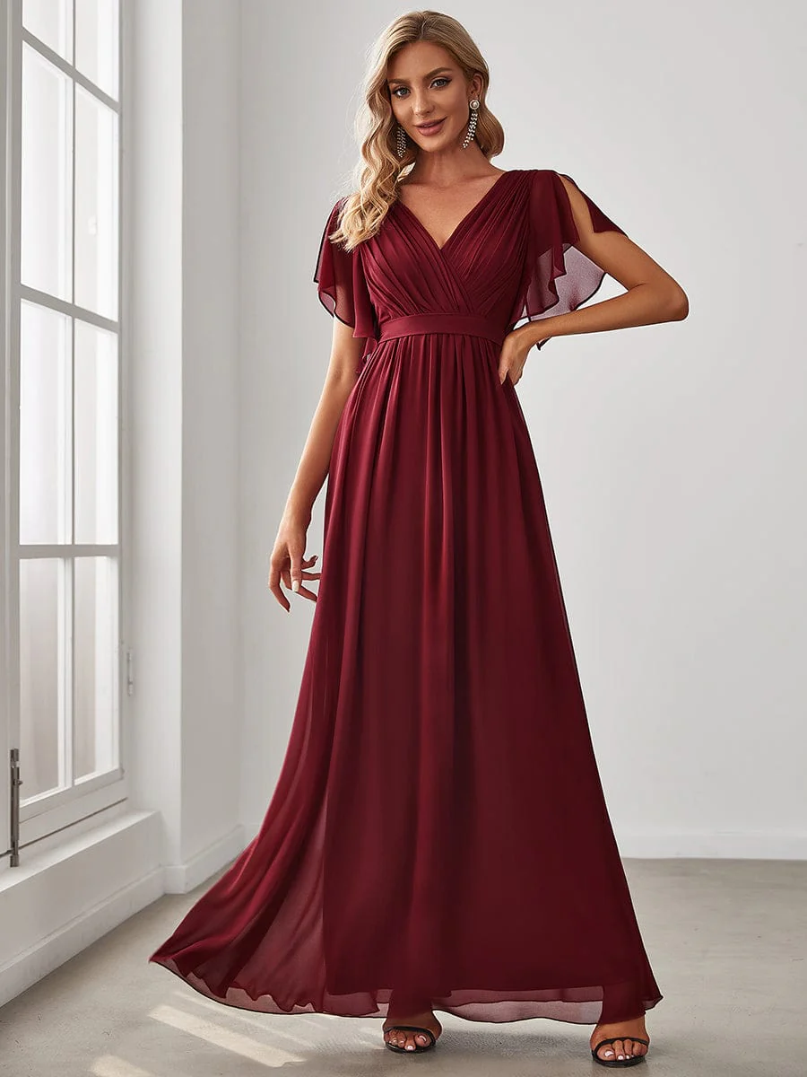 Burgundy Bridesmaid Dresses - Image 54