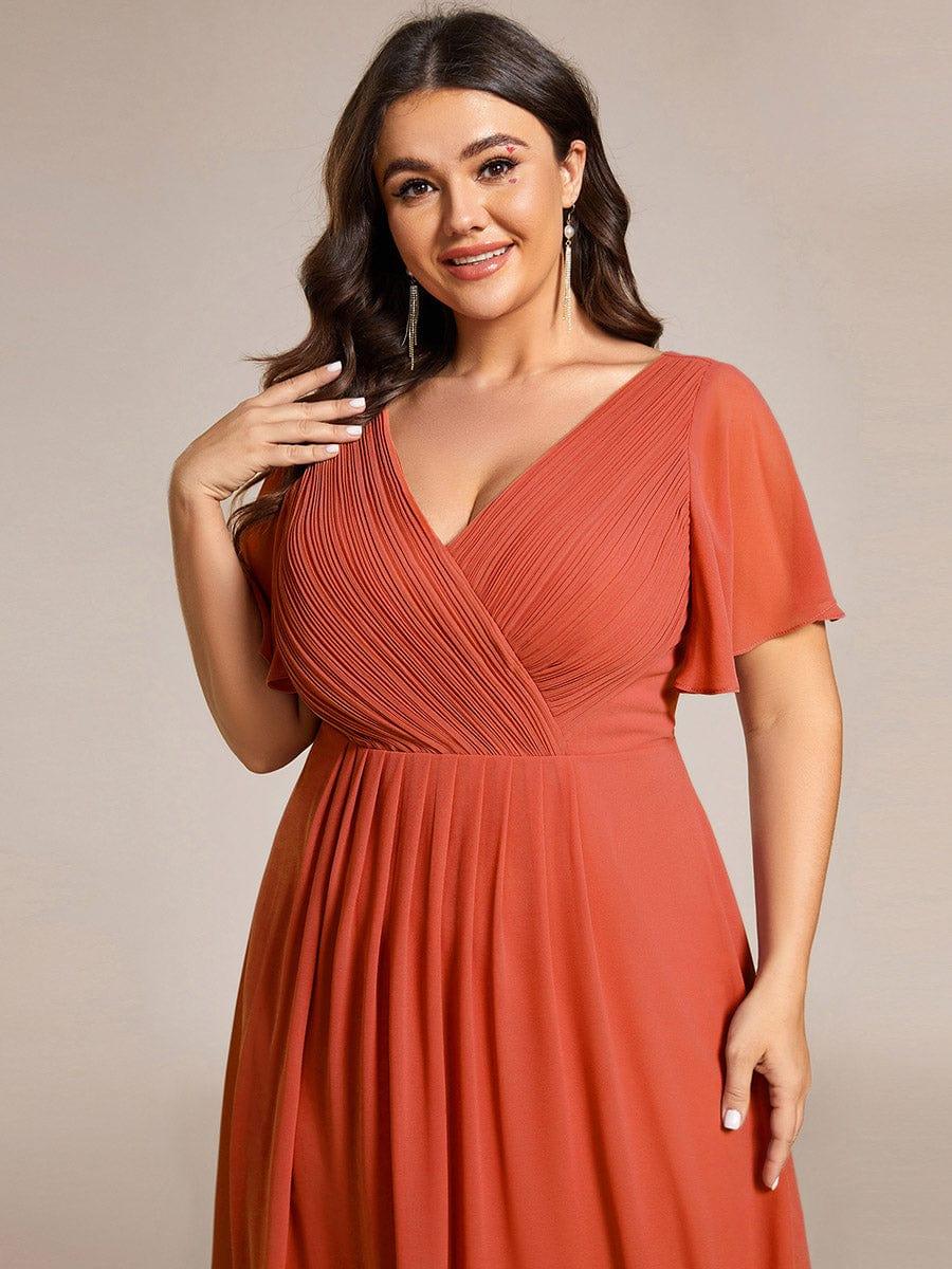 ever FAYE|Chic V Neck High-Low Evening Dress - Image 102