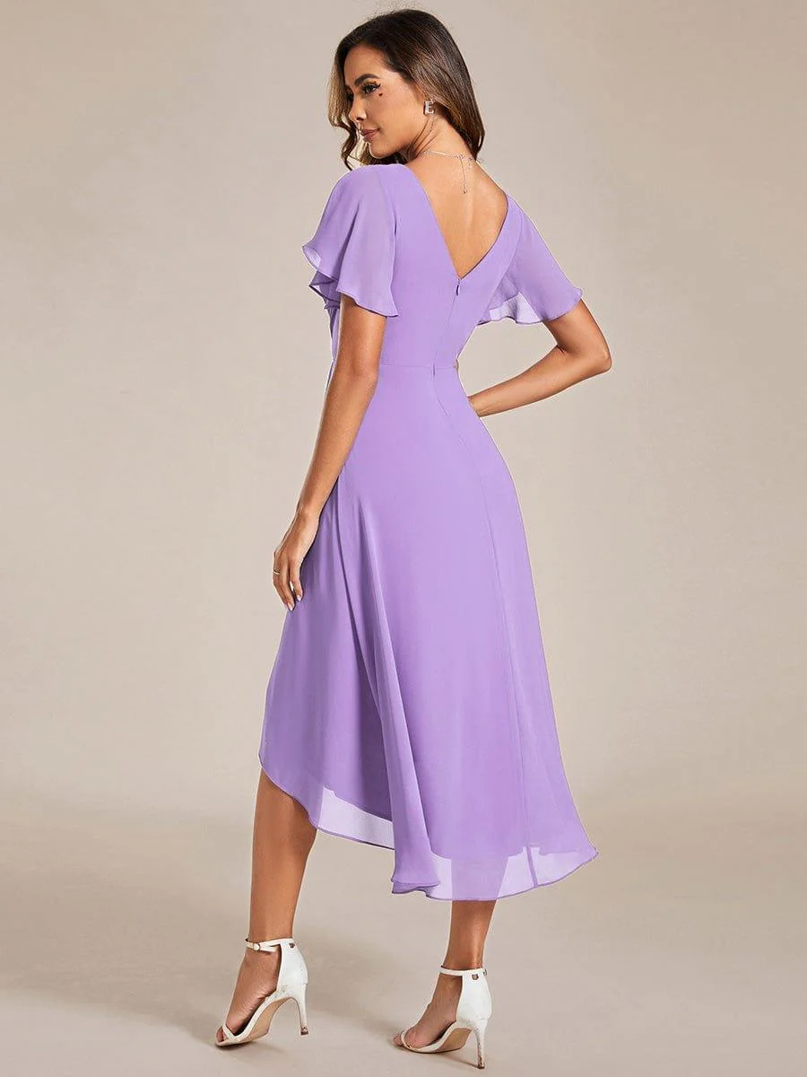 ever FAYE|Chic V Neck High-Low Evening Dress - Image 104