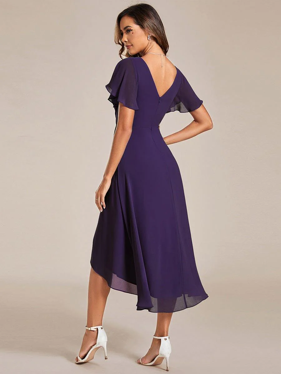 ever FAYE|Chic V Neck High-Low Evening Dress - Image 120