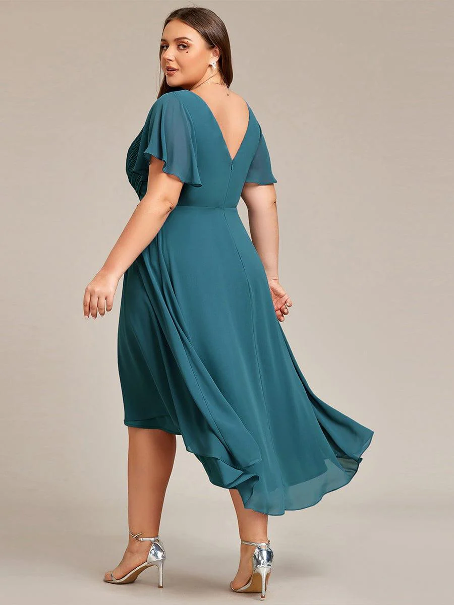 ever FAYE|Chic V Neck High-Low Evening Dress - Image 133