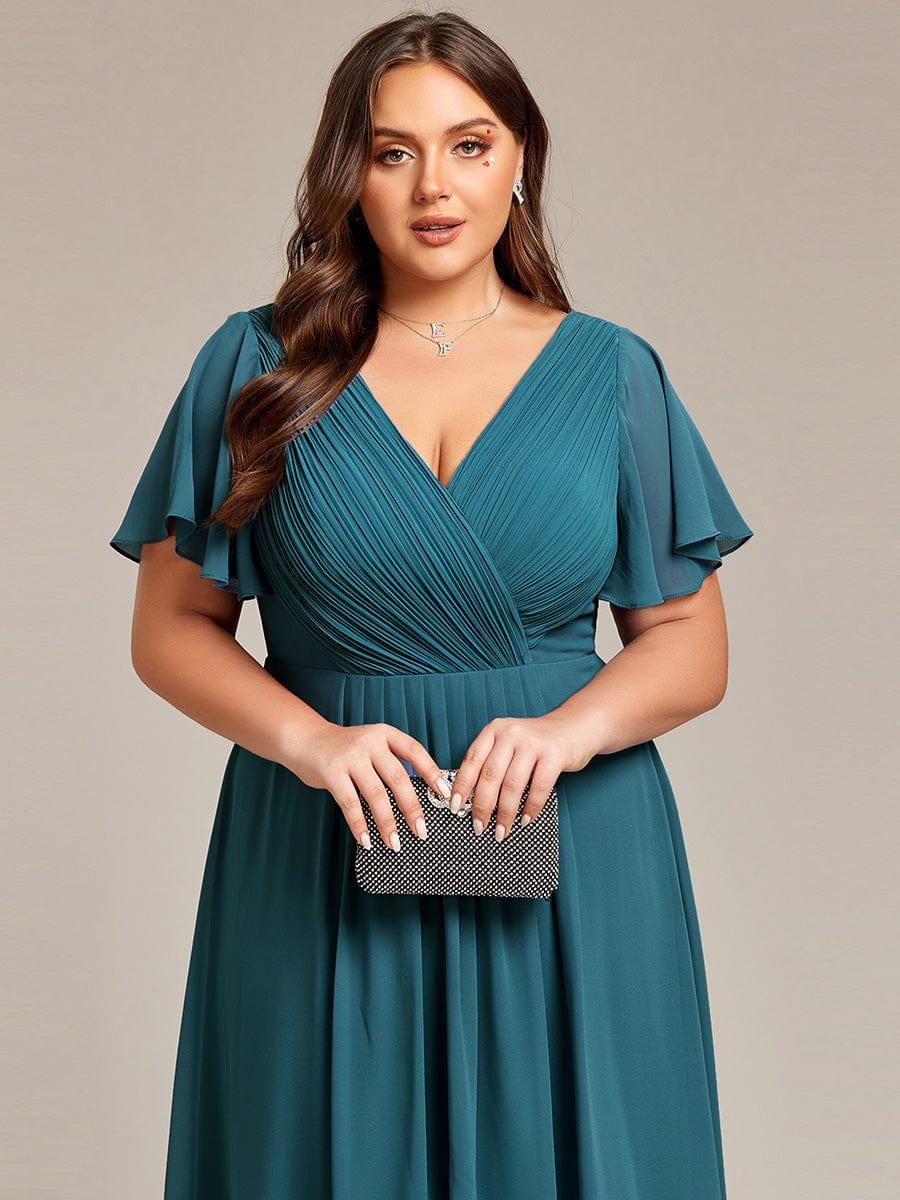 ever FAYE|Chic V Neck High-Low Evening Dress - Image 134