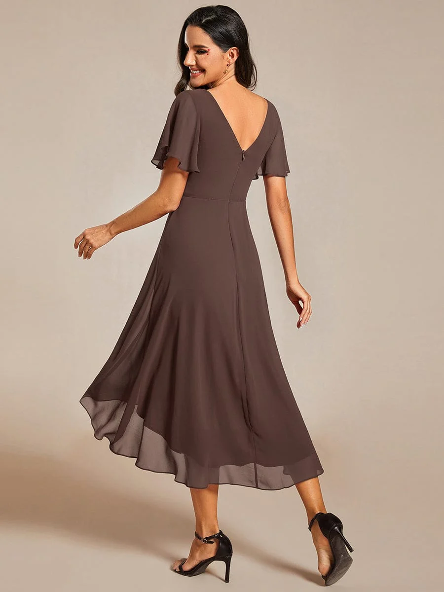 ever FAYE|Chic V Neck High-Low Evening Dress - Image 168