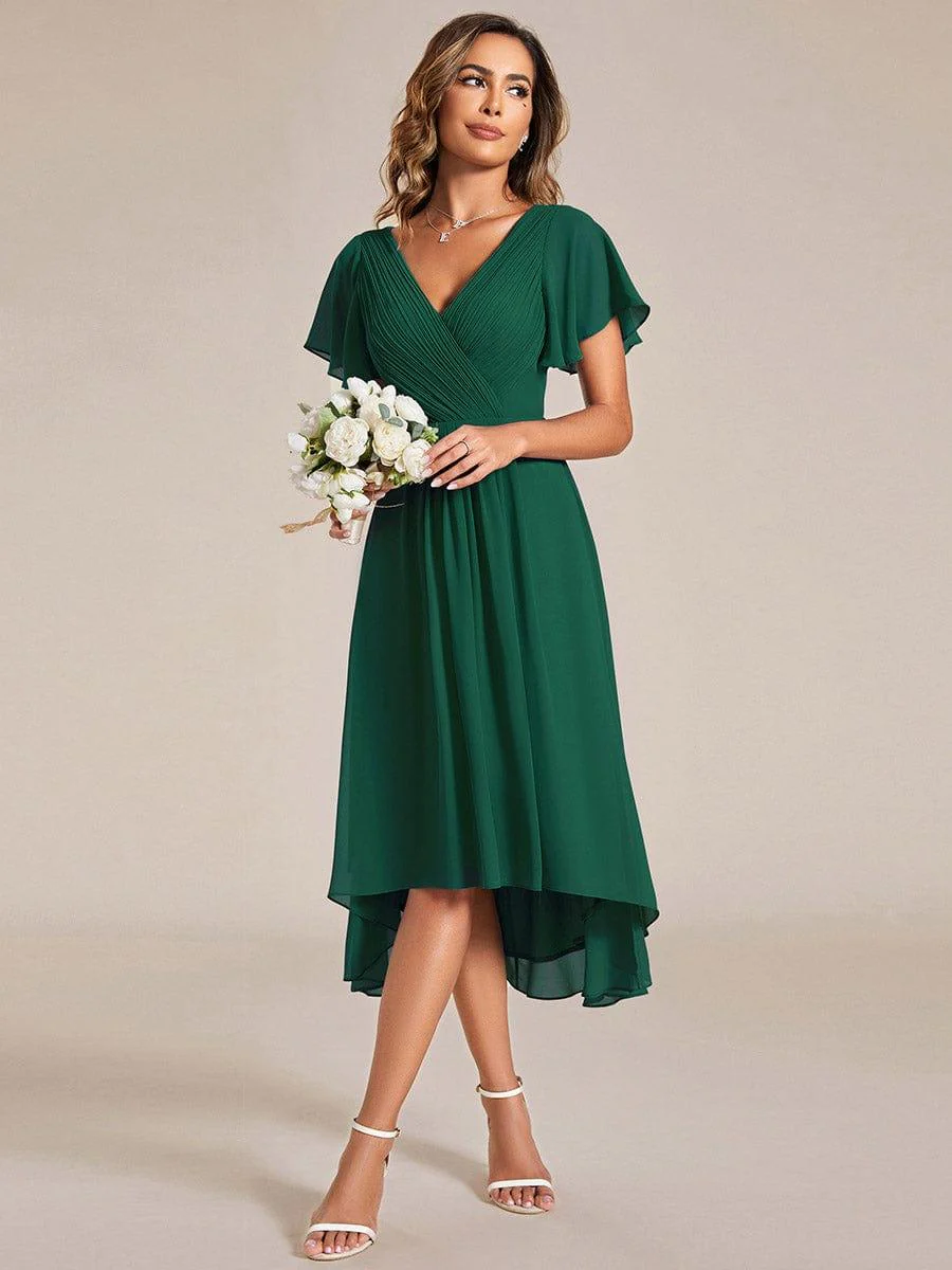 ever FAYE|Chic V Neck High-Low Evening Dress - Image 17