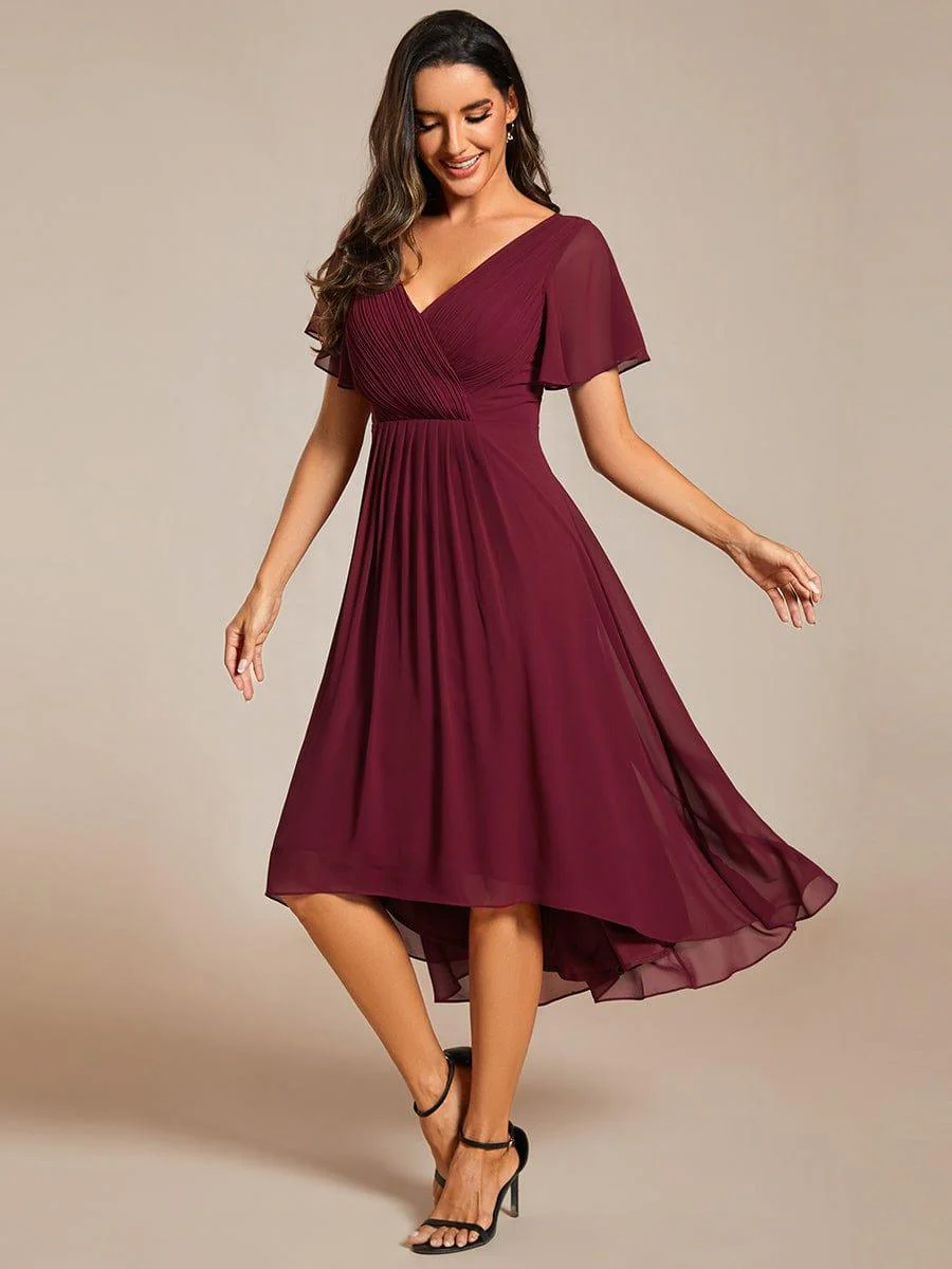 ever FAYE|Chic V Neck High-Low Evening Dress - Image 50