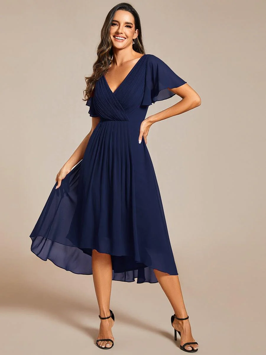 ever FAYE|Chic V Neck High-Low Evening Dress - Image 57