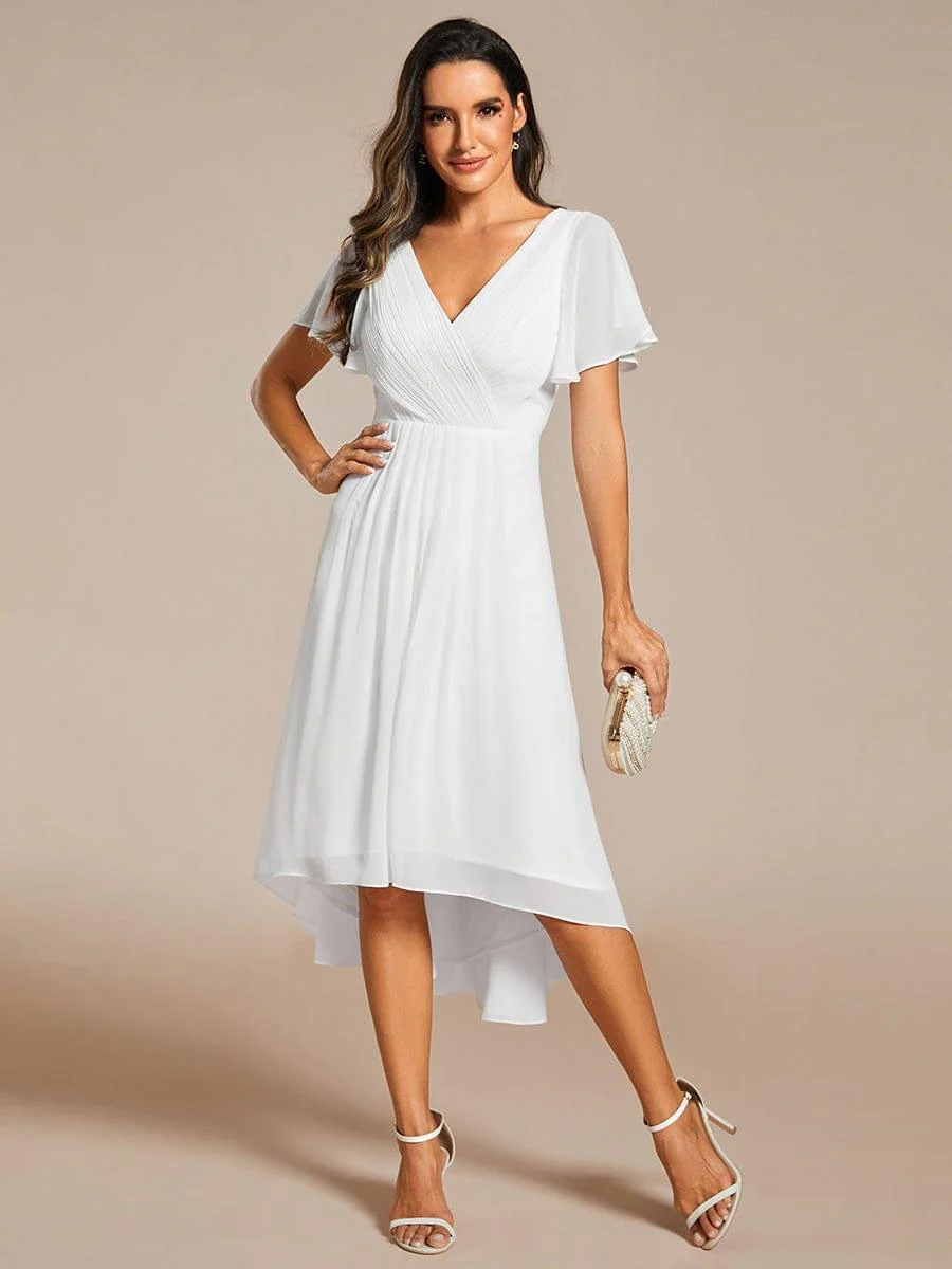 ever FAYE|Chic V Neck High-Low Evening Dress - Image 74