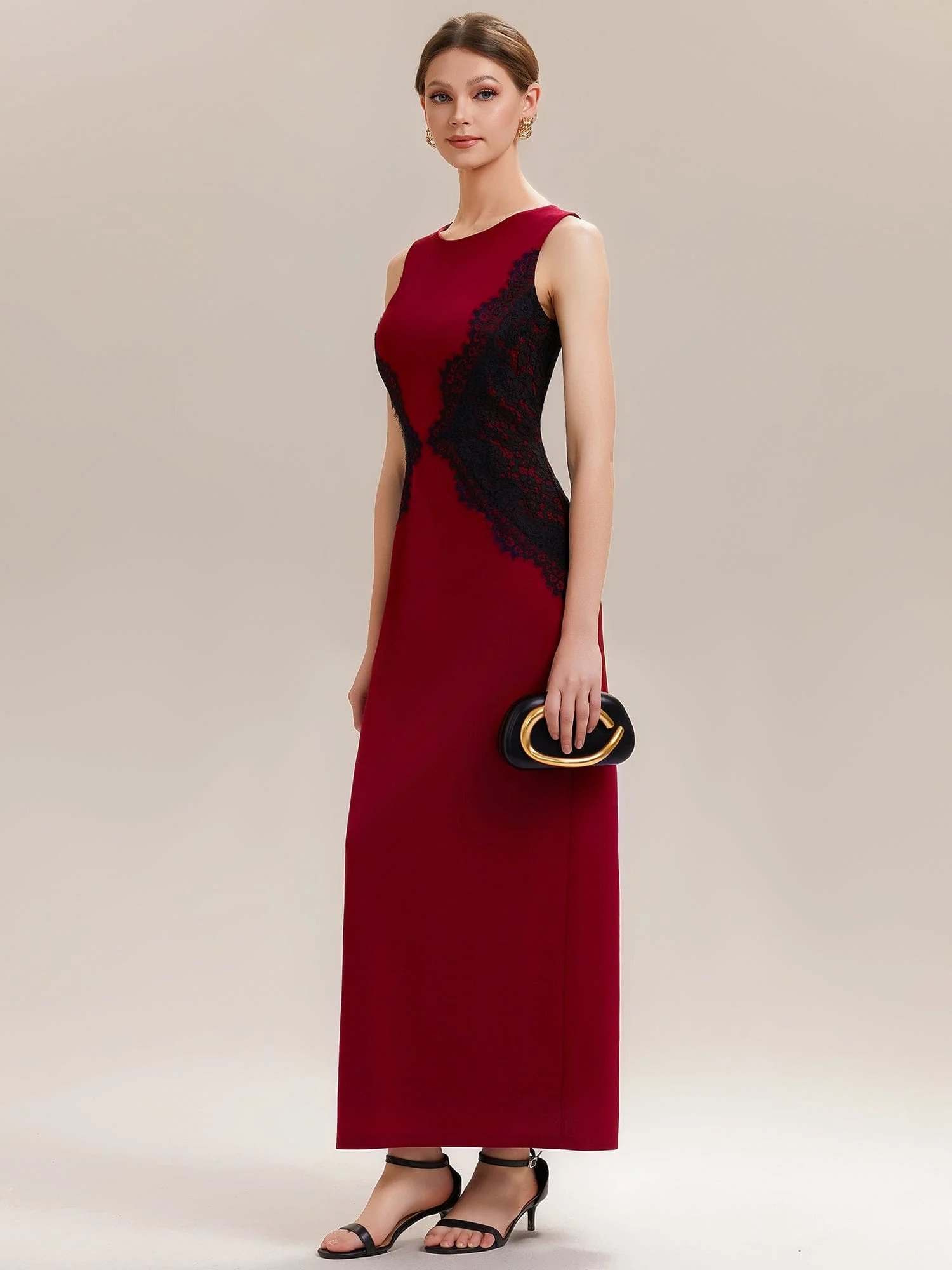 ever IVORY|Cut-Out Detail Knit Sleeveless Dress - Image 13
