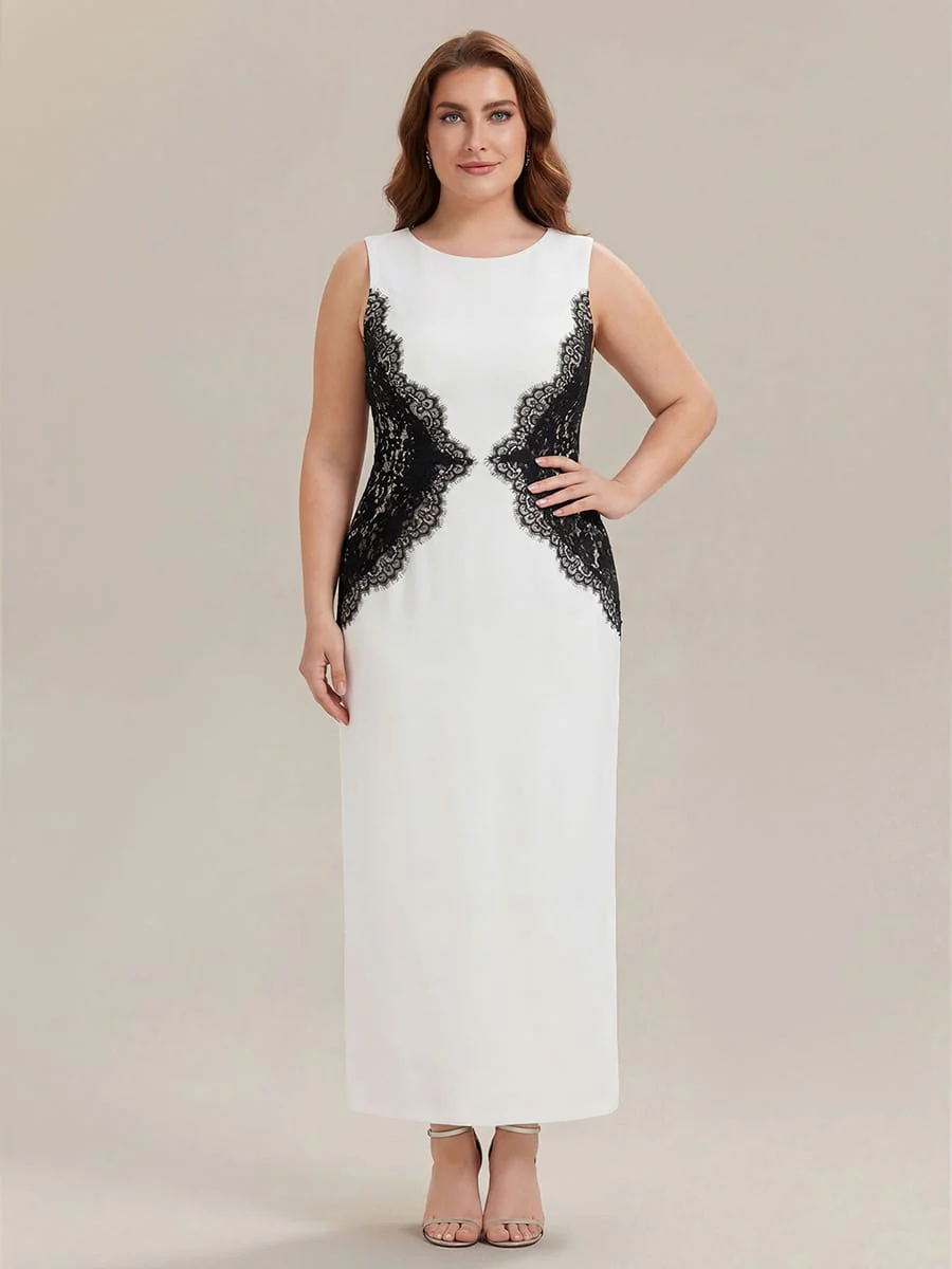 ever IVORY|Cut-Out Detail Knit Sleeveless Dress - Image 14