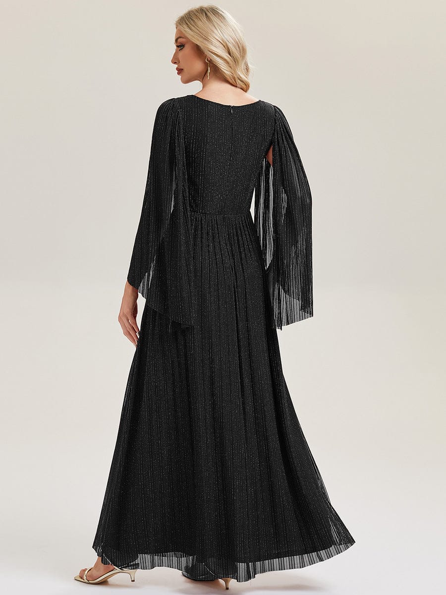 ever ISLA|Deep V-Neck Batwing Sleeve Maxi Dress - Image 12