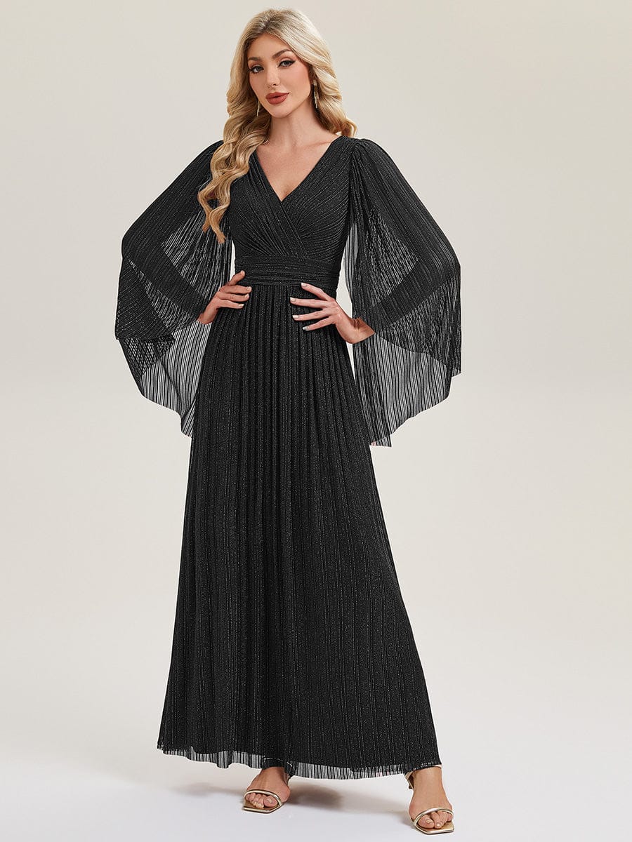 ever ISLA|Deep V-Neck Batwing Sleeve Maxi Dress - Image 15