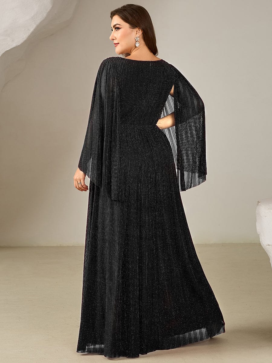 ever ISLA|Deep V-Neck Batwing Sleeve Maxi Dress - Image 17