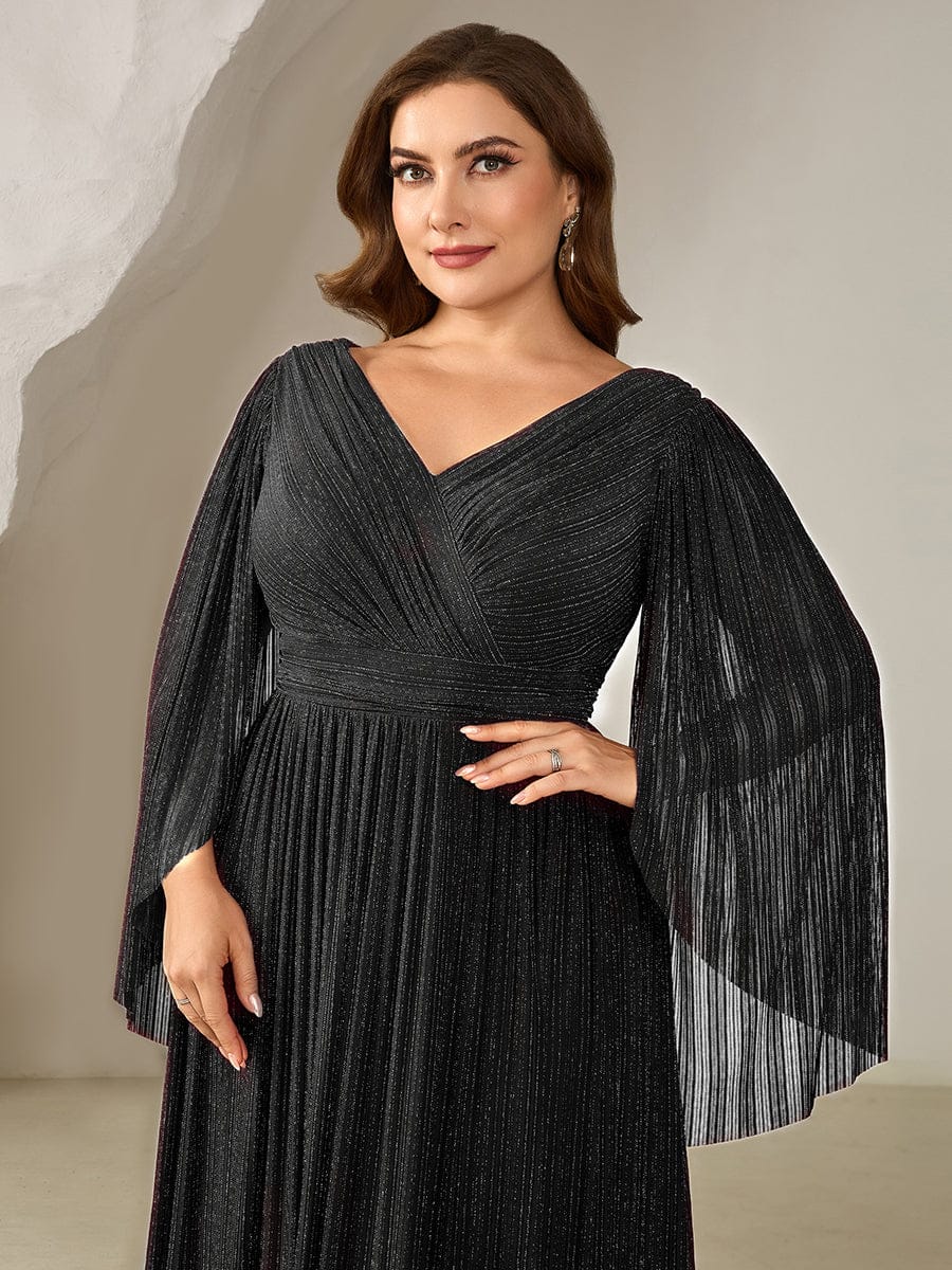 ever ISLA|Deep V-Neck Batwing Sleeve Maxi Dress - Image 18