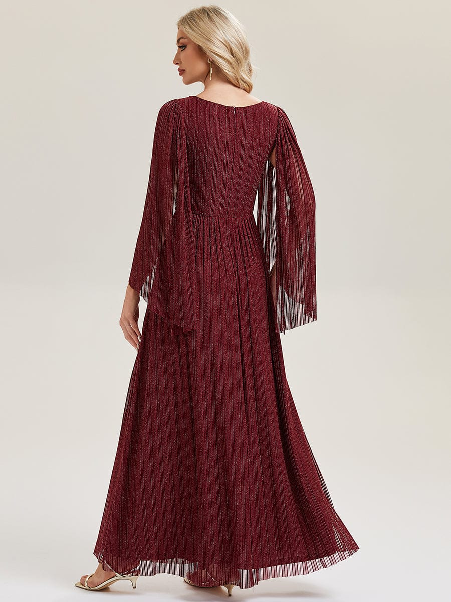 ever ISLA|Deep V-Neck Batwing Sleeve Maxi Dress - Image 2