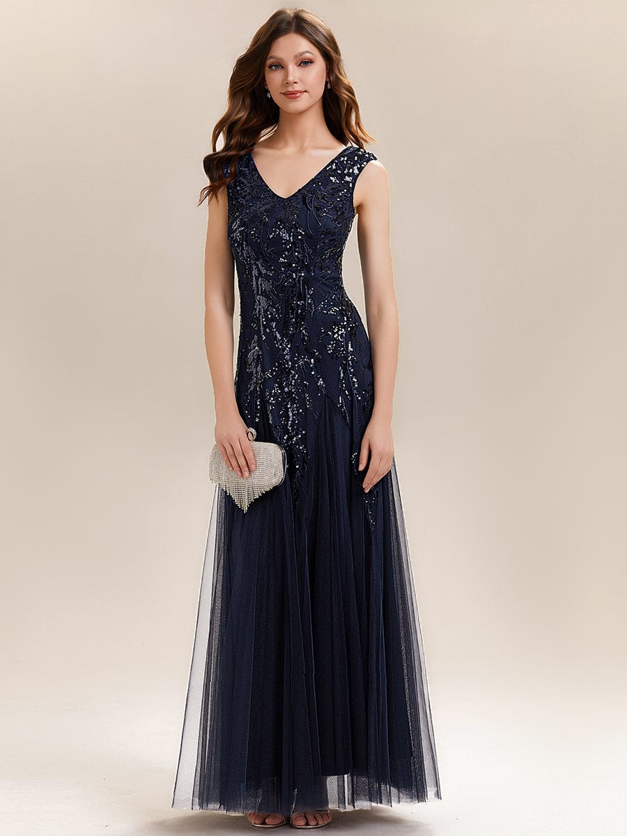 ever FREYA|Embroidered Sequin Cap Sleeve Dress - Image 23
