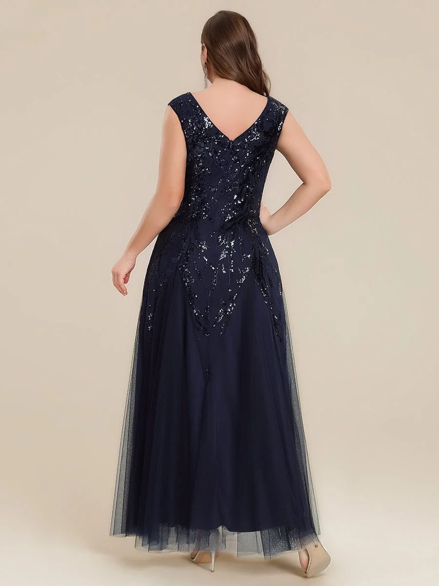 ever FREYA|Embroidered Sequin Cap Sleeve Dress - Image 29