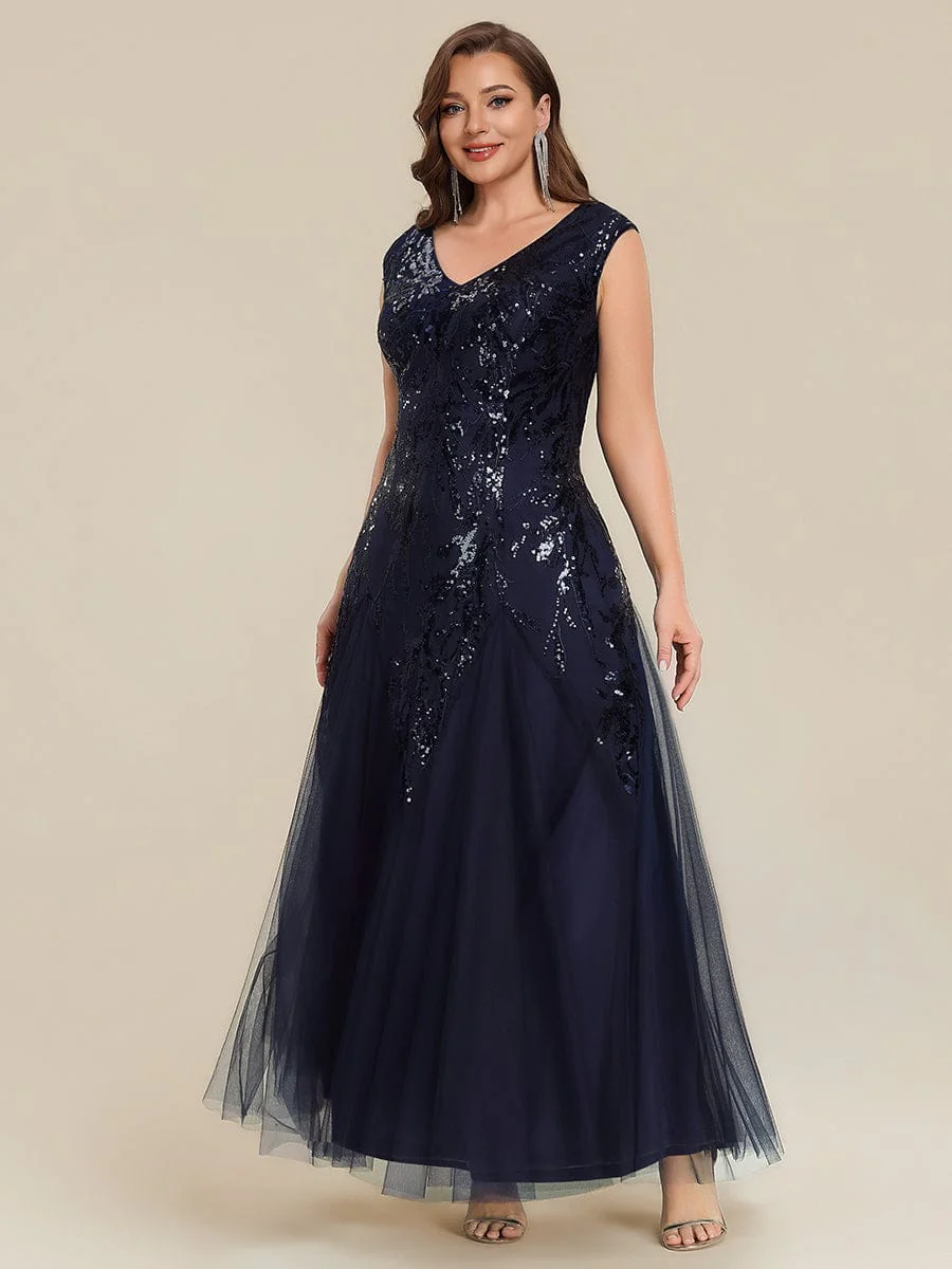 ever FREYA|Embroidered Sequin Cap Sleeve Dress - Image 30
