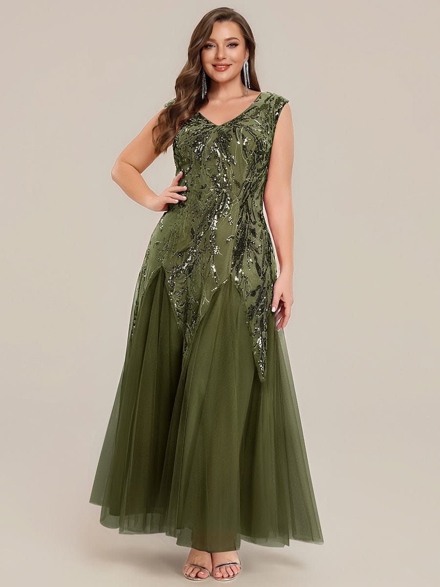 ever FREYA|Embroidered Sequin Cap Sleeve Dress - Image 37