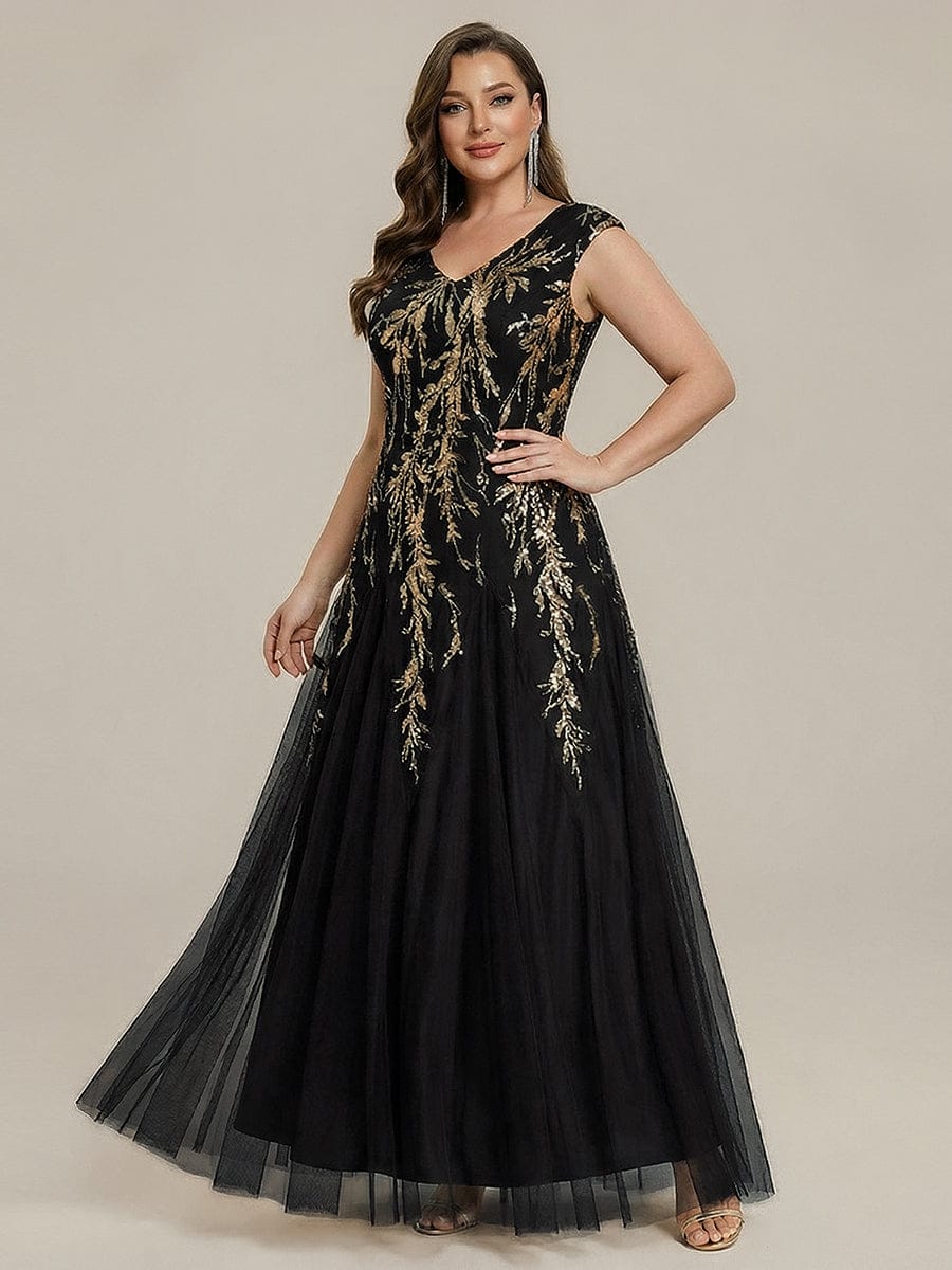 ever FREYA|Embroidered Sequin Cap Sleeve Dress - Image 43