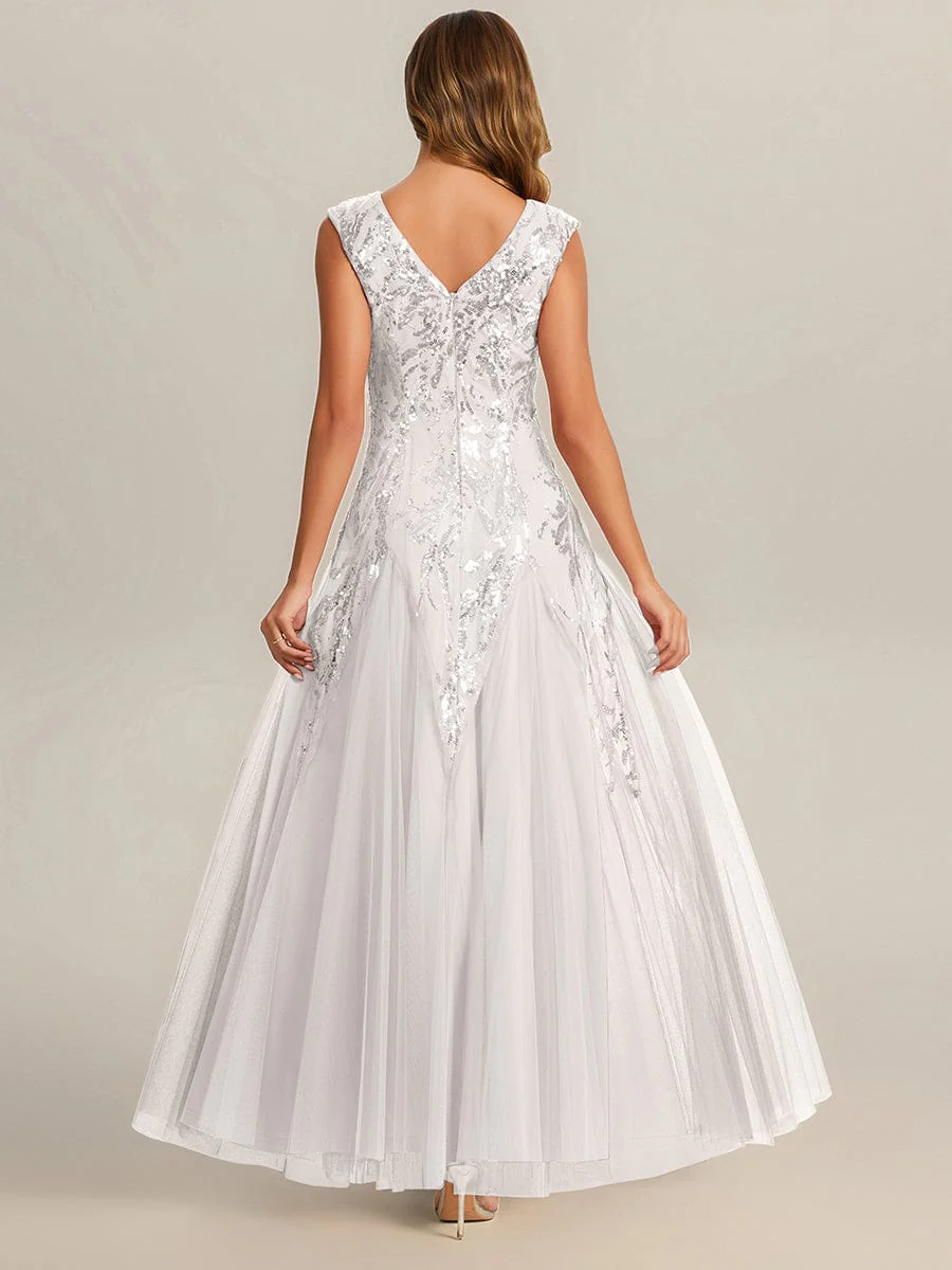 ever FREYA|Embroidered Sequin Cap Sleeve Dress - Image 46