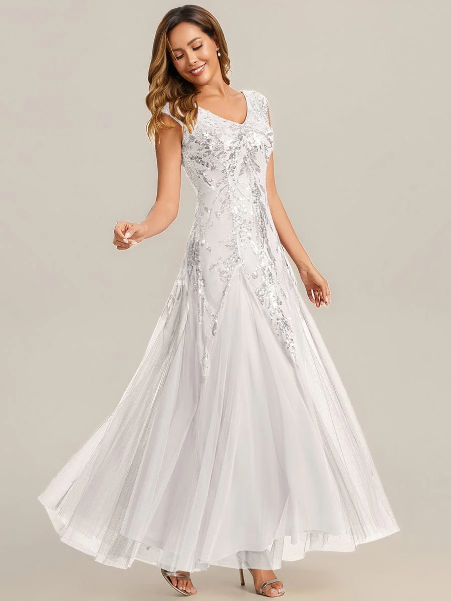 ever FREYA|Embroidered Sequin Cap Sleeve Dress - Image 47
