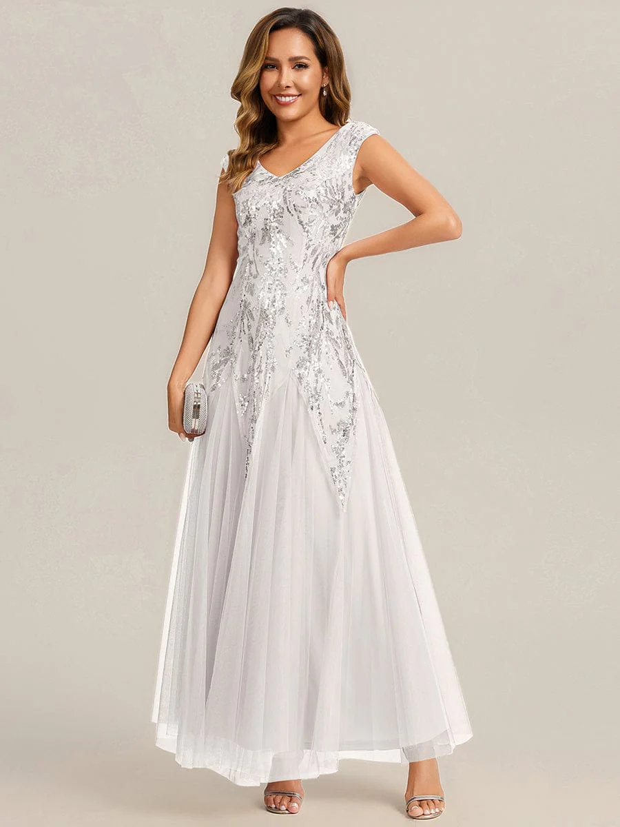 ever FREYA|Embroidered Sequin Cap Sleeve Dress - Image 48