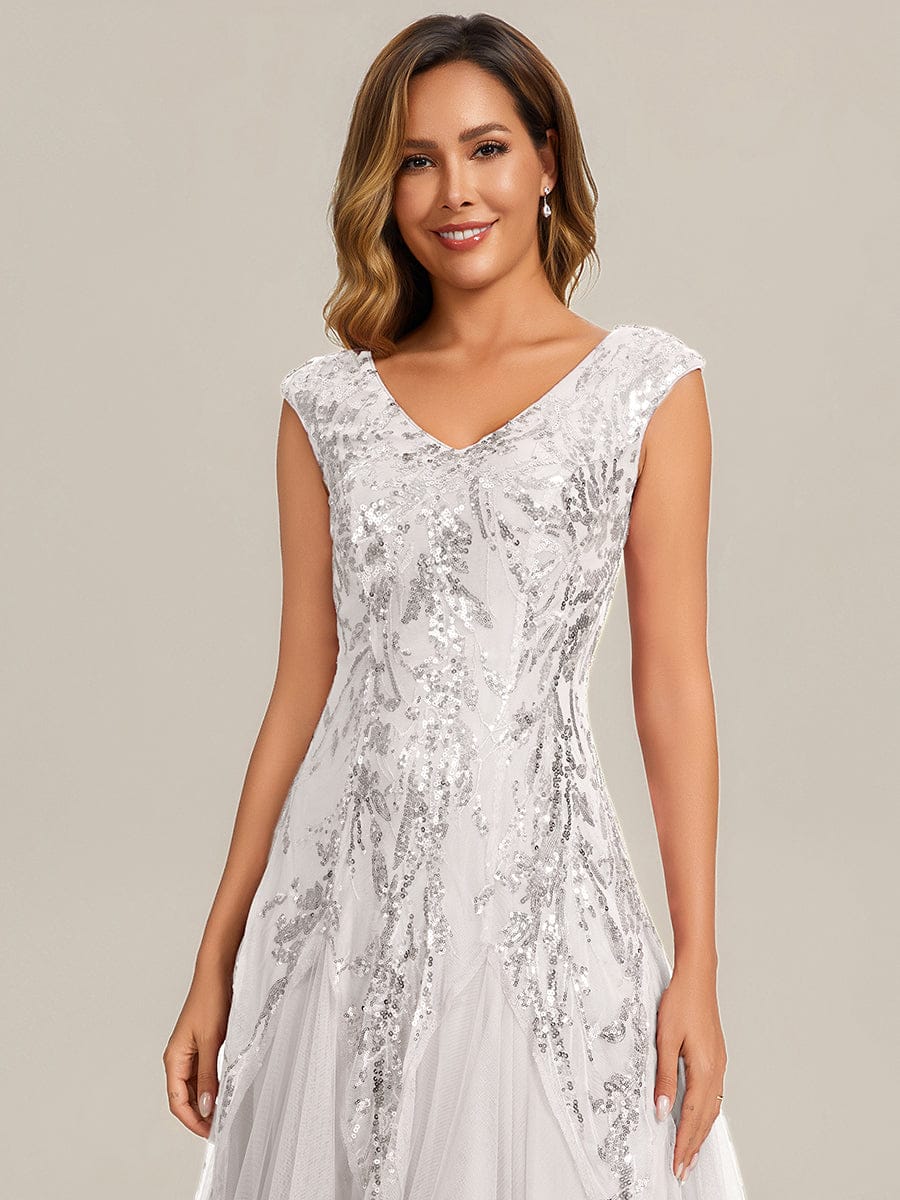 ever FREYA|Embroidered Sequin Cap Sleeve Dress - Image 49