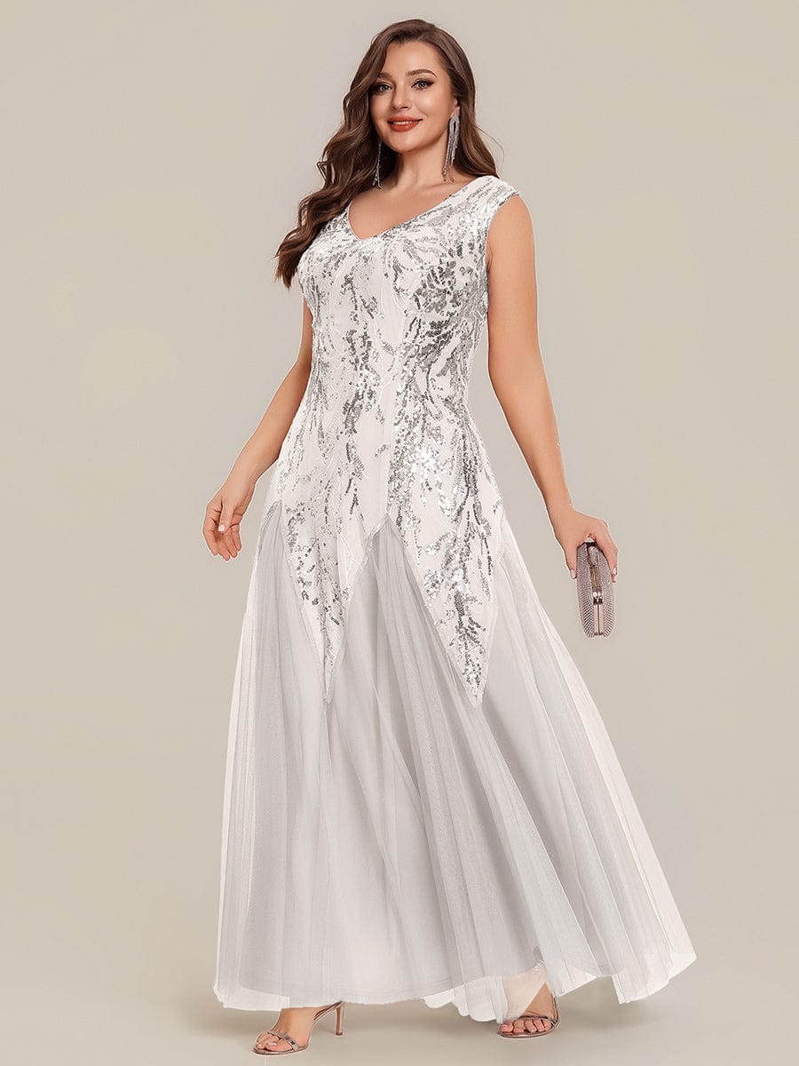 ever FREYA|Embroidered Sequin Cap Sleeve Dress - Image 53