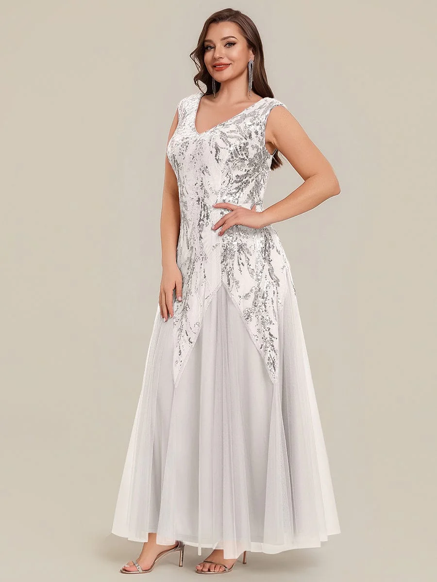 ever FREYA|Embroidered Sequin Cap Sleeve Dress - Image 54