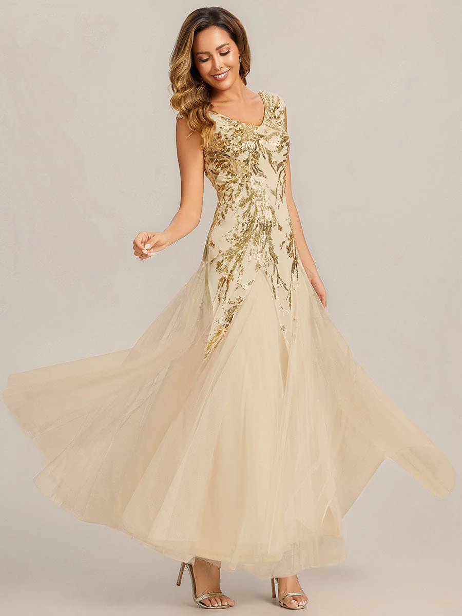 ever FREYA|Embroidered Sequin Cap Sleeve Dress - Image 60