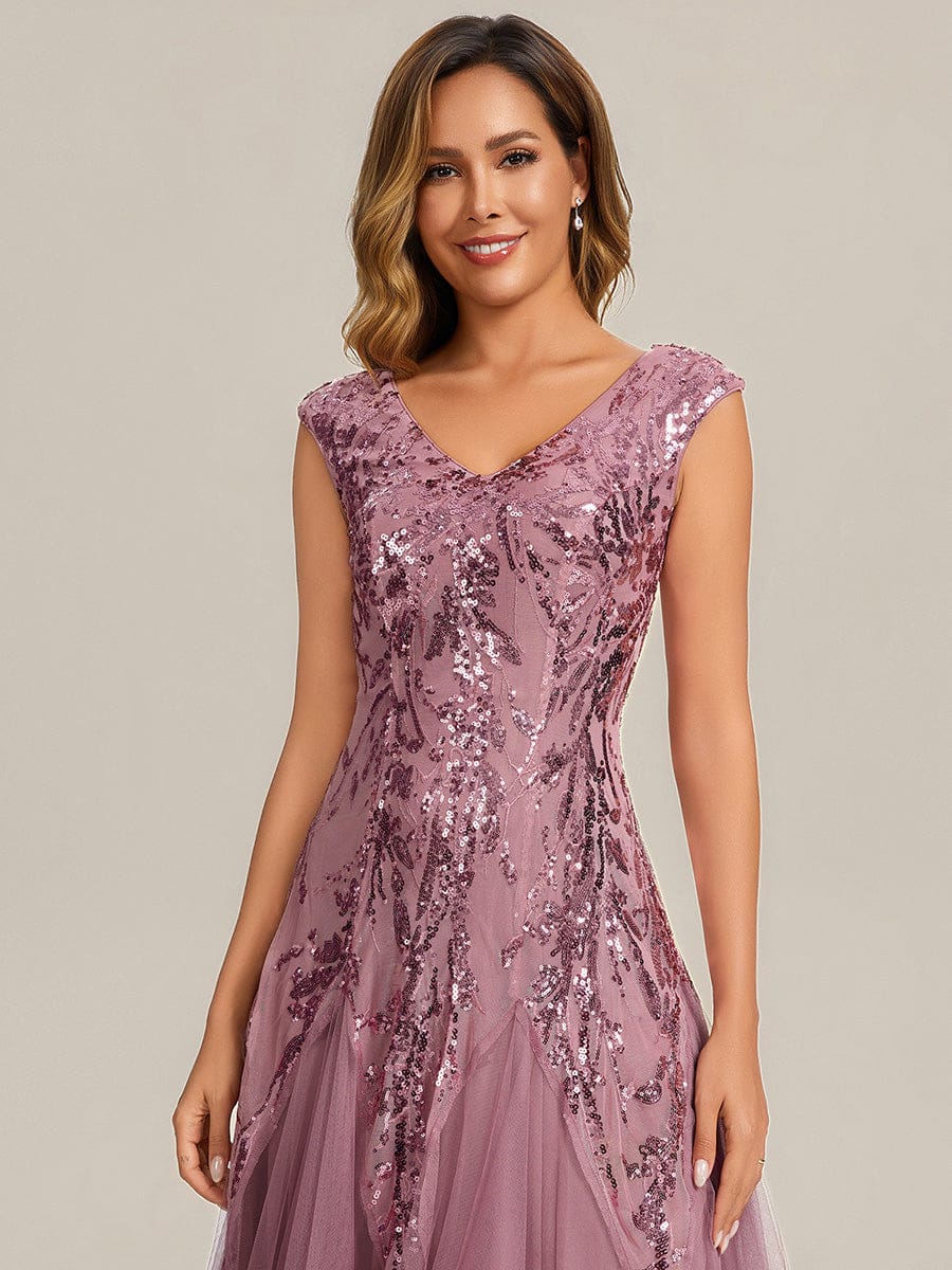 ever FREYA|Embroidered Sequin Cap Sleeve Dress - Image 67