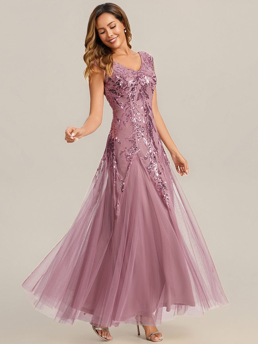 ever FREYA|Embroidered Sequin Cap Sleeve Dress - Image 68