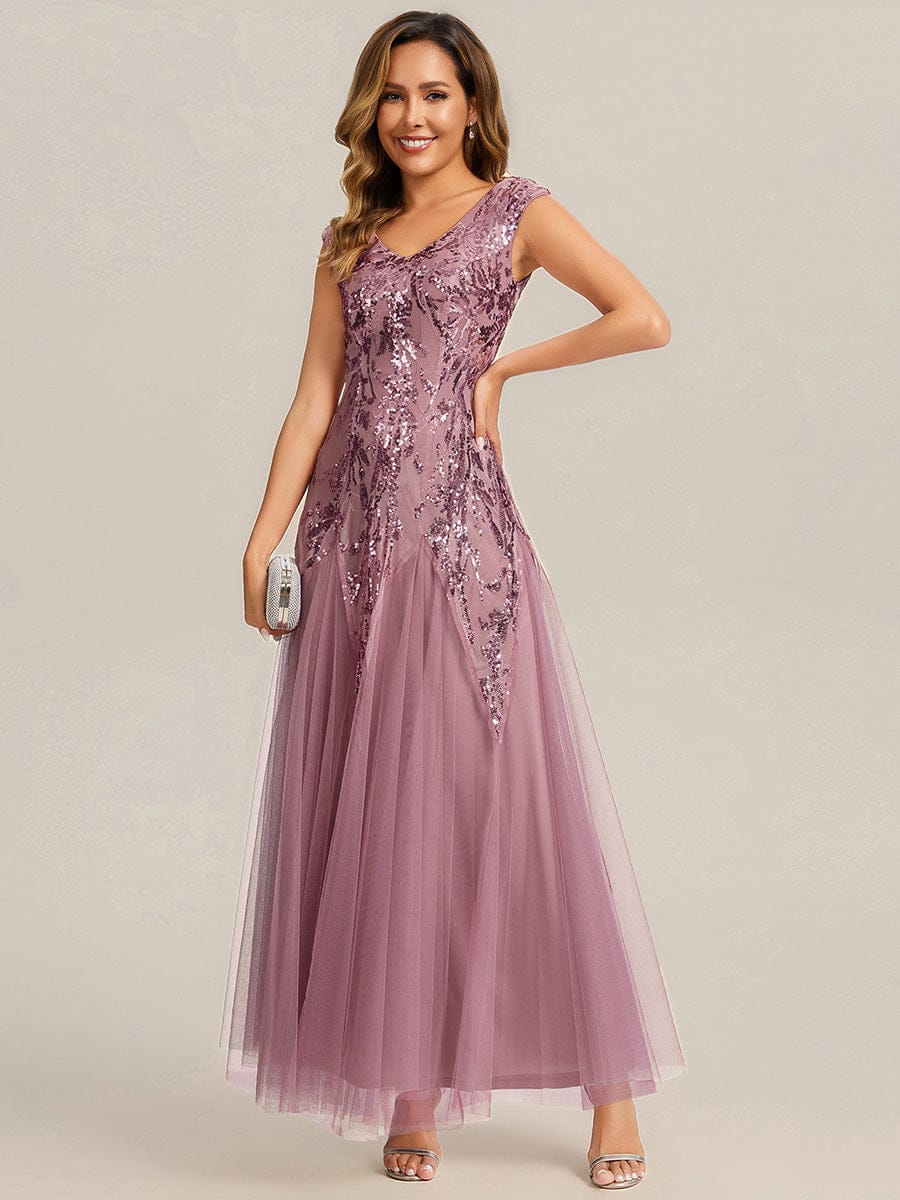 ever FREYA|Embroidered Sequin Cap Sleeve Dress - Image 69
