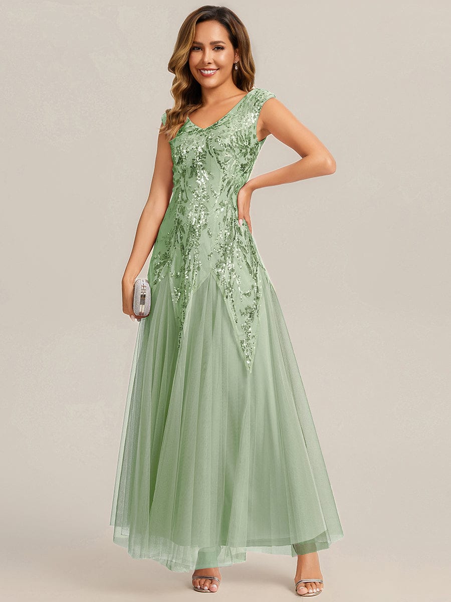 ever FREYA|Embroidered Sequin Cap Sleeve Dress - Image 75