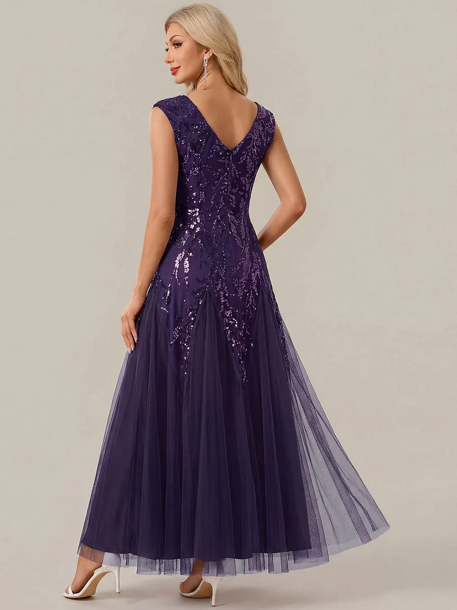 ever FREYA|Embroidered Sequin Cap Sleeve Dress - Image 94