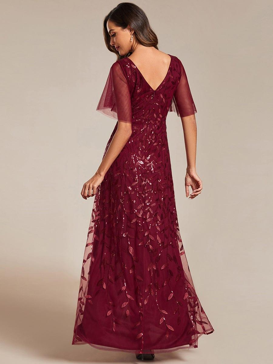 ever ALIX|V-Neck Sequined Mother of The Bride Dresses - Image 11