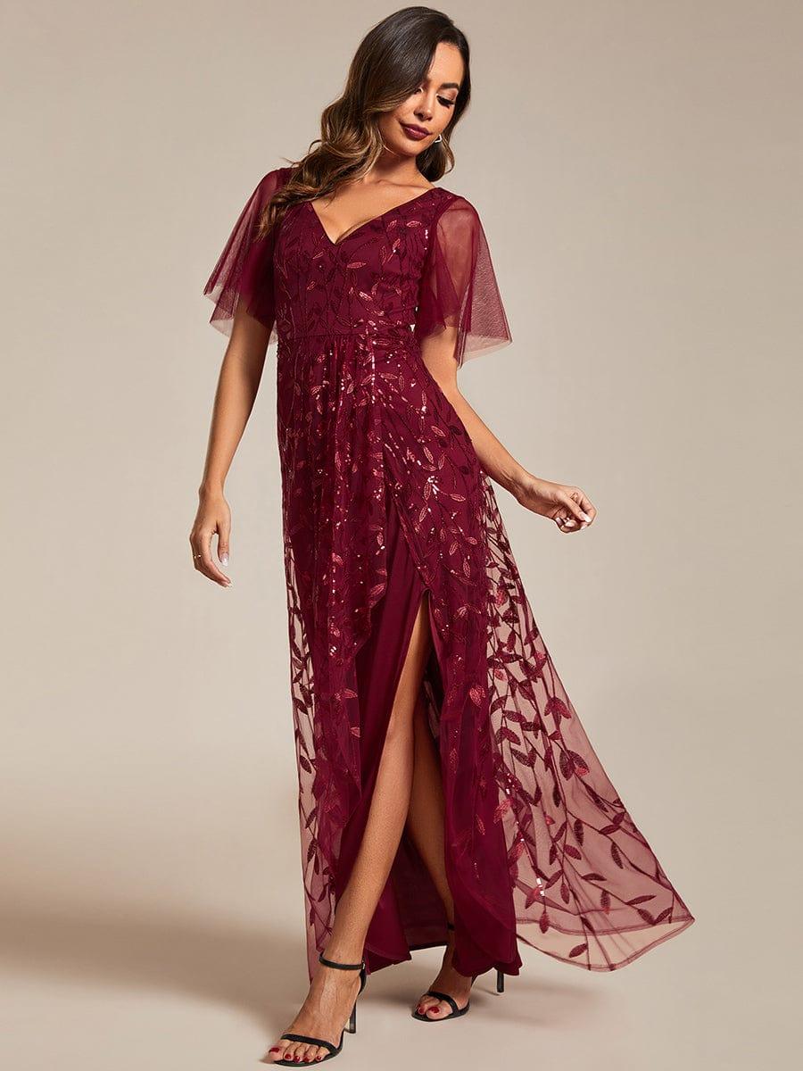 ever ALIX|V-Neck Sequined Mother of The Bride Dresses - Image 13