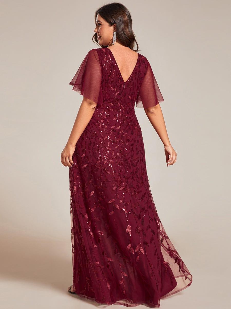 ever ALIX|V-Neck Sequined Mother of The Bride Dresses - Image 16