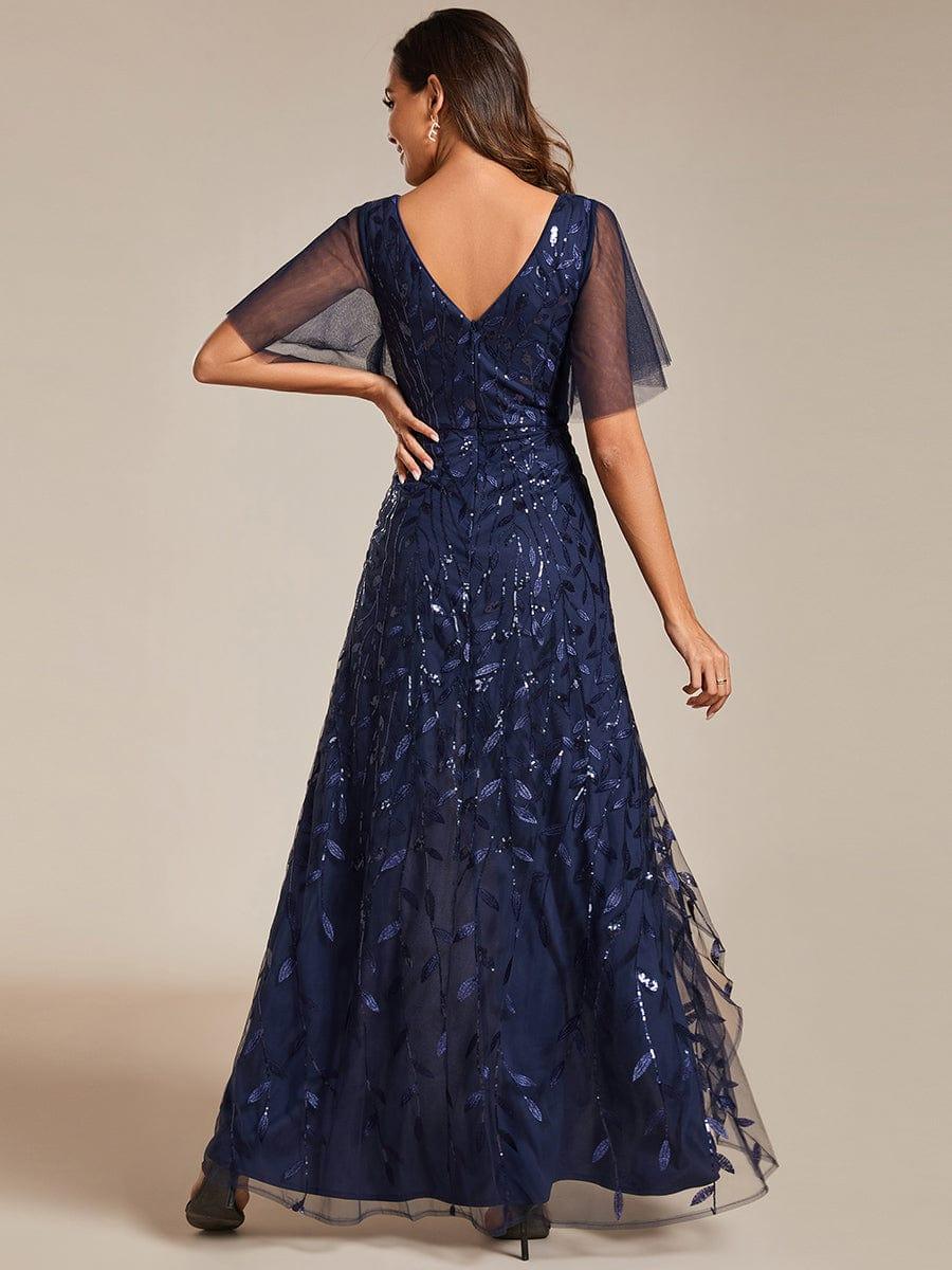 ever ALIX|V-Neck Sequined Mother of The Bride Dresses - Image 25