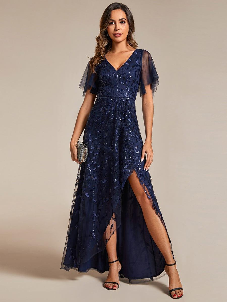 ever ALIX|V-Neck Sequined Mother of The Bride Dresses - Image 28