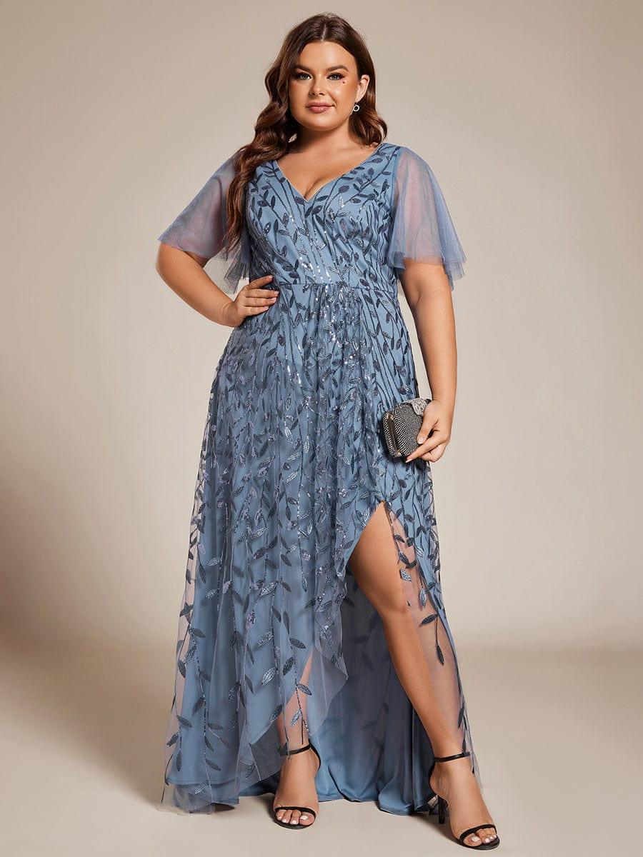 ever ALIX|V-Neck Sequined Mother of The Bride Dresses - Image 35