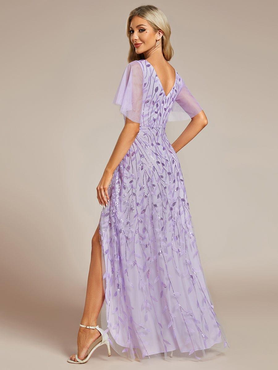 ever ALIX|V-Neck Sequined Mother of The Bride Dresses - Image 39