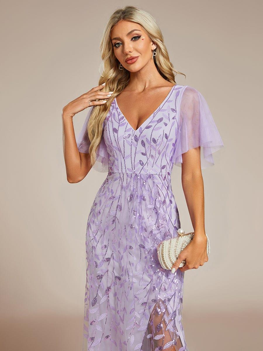 ever ALIX|V-Neck Sequined Mother of The Bride Dresses - Image 40