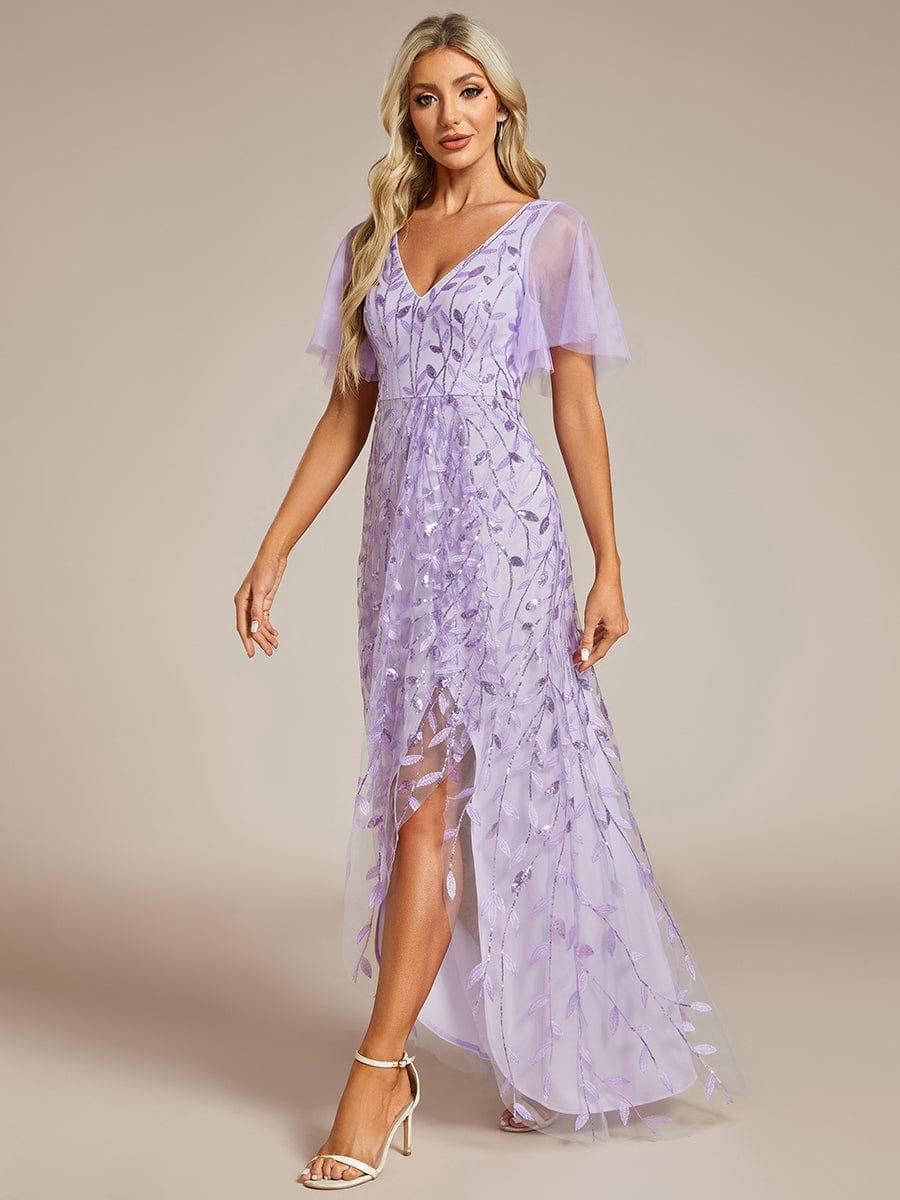 ever ALIX|V-Neck Sequined Mother of The Bride Dresses - Image 41