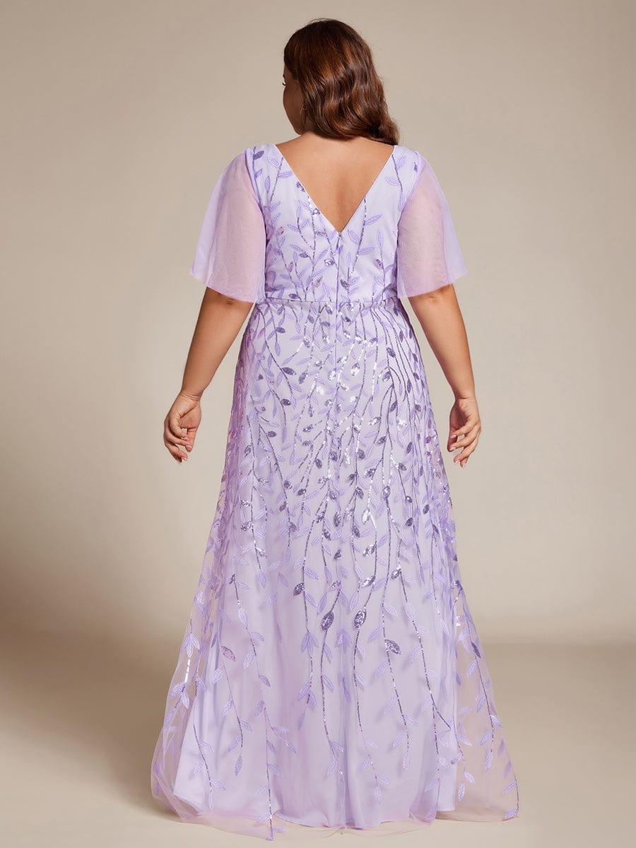 ever ALIX|V-Neck Sequined Mother of The Bride Dresses - Image 44