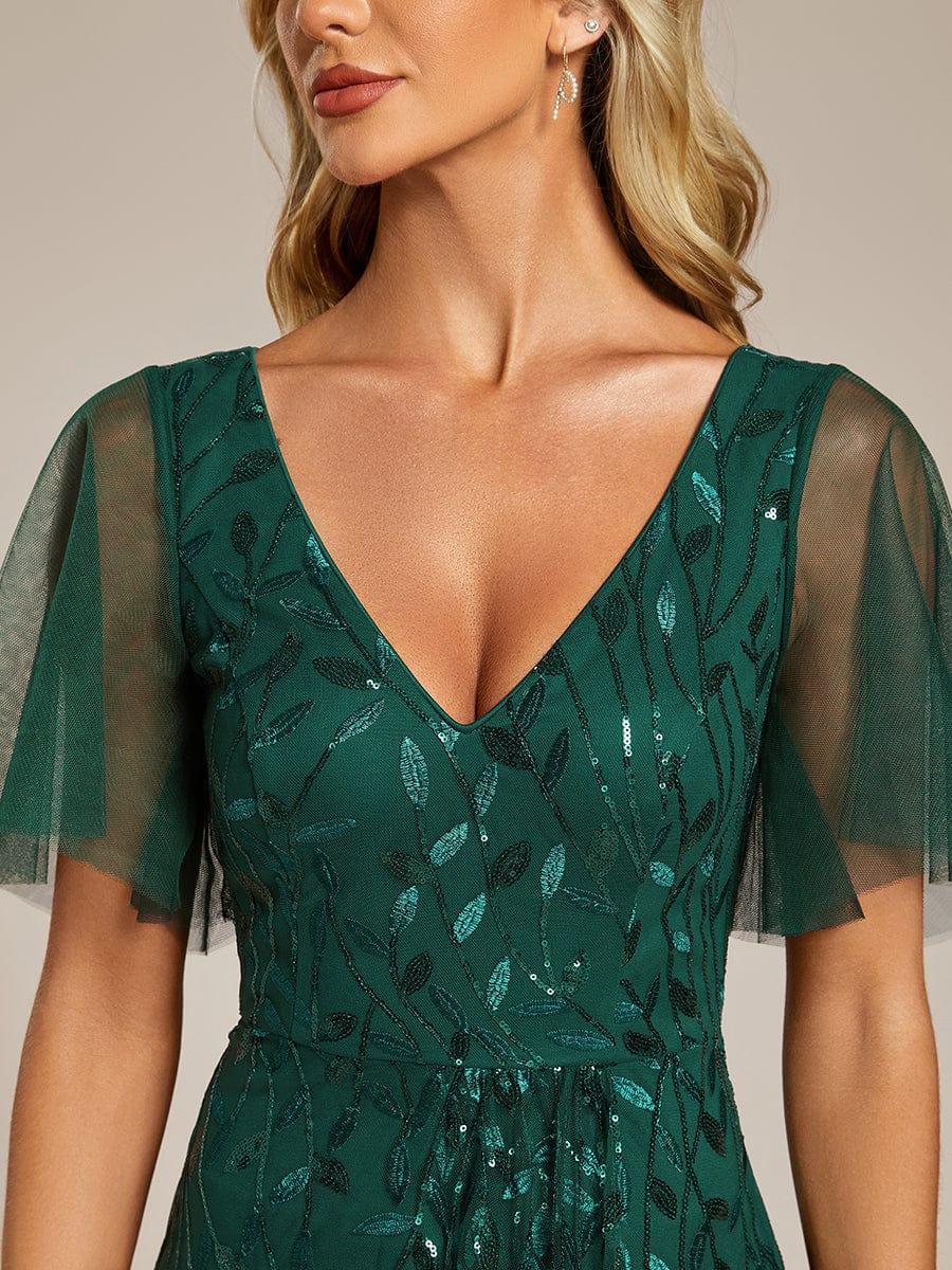 ever ALIX|V-Neck Sequined Mother of The Bride Dresses - Image 46