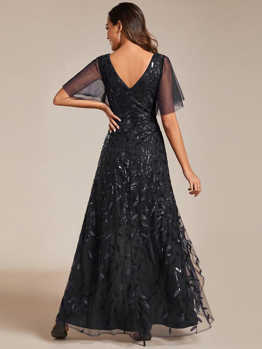 ever ALIX|V-Neck Sequined Mother of The Bride Dresses - Image 5