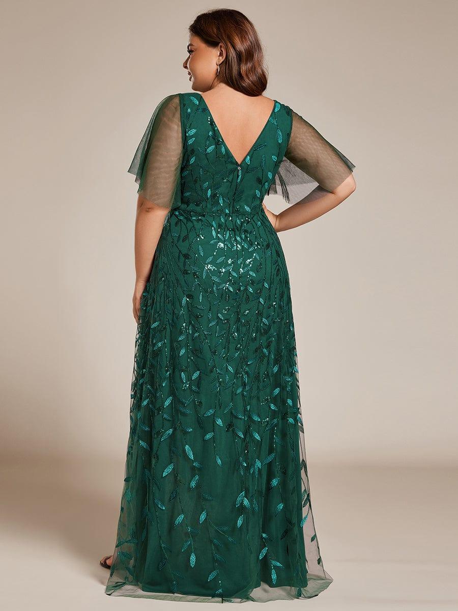 ever ALIX|V-Neck Sequined Mother of The Bride Dresses - Image 50